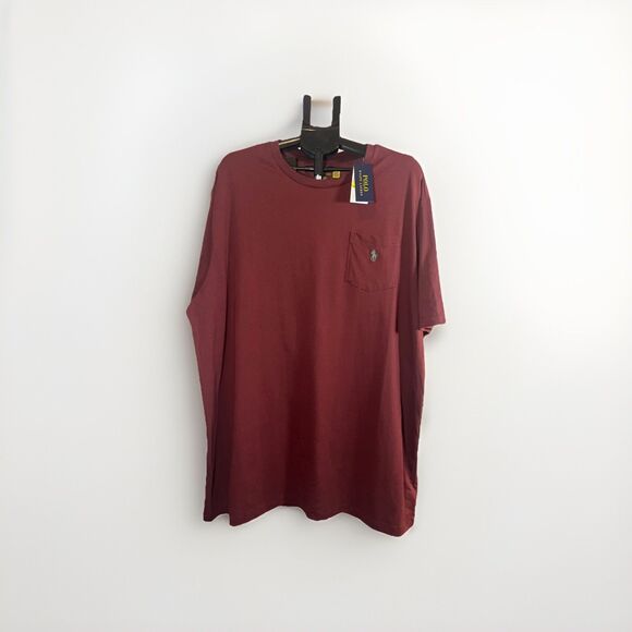 U.S. Polo Assn. Mens Red Cotton T-Shirt Crewneck Short Sleeve Size- 2XLT- NWT - Picture 3 of 10